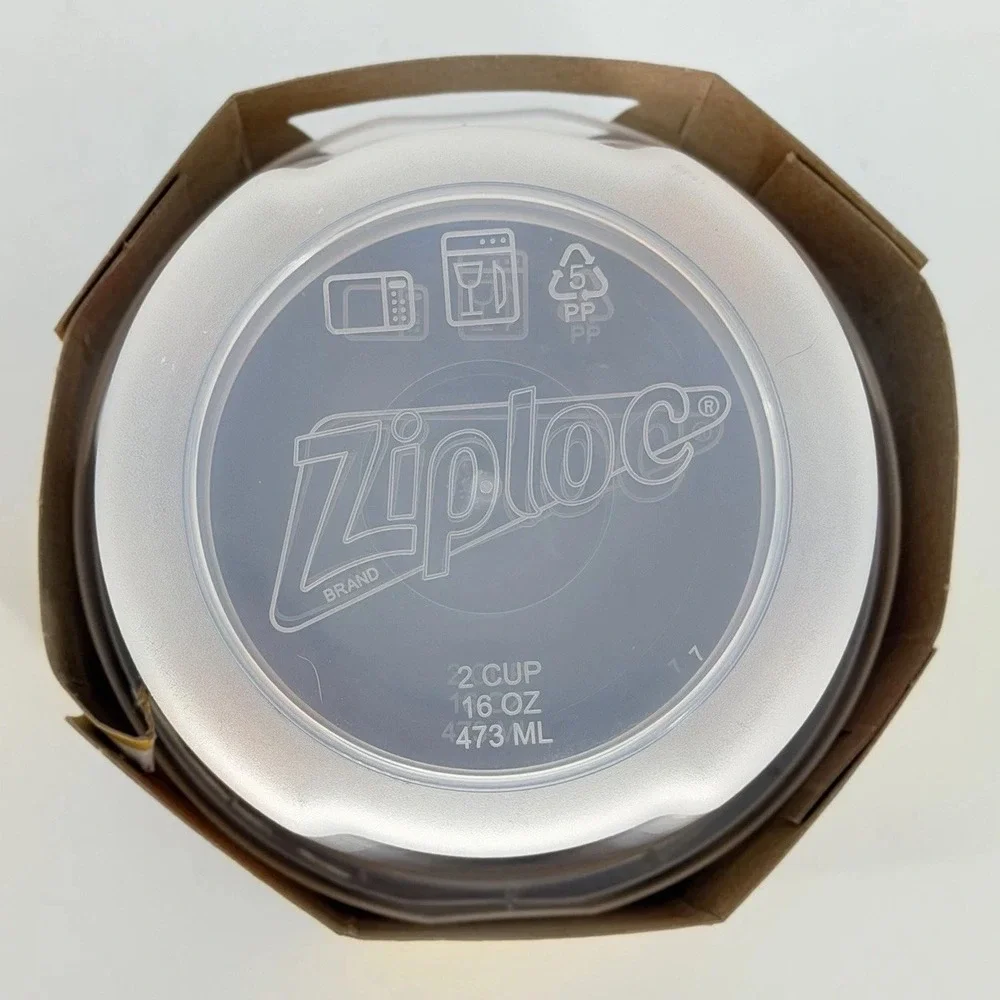 Ziploc Pittsburgh Steelers Twist 'n Loc 2 Cup Food Storage Containers 2 Pack NEW